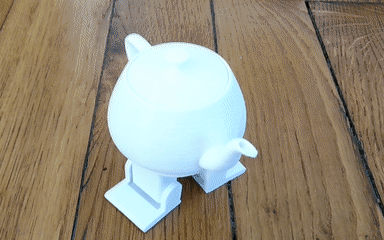3D printer in action